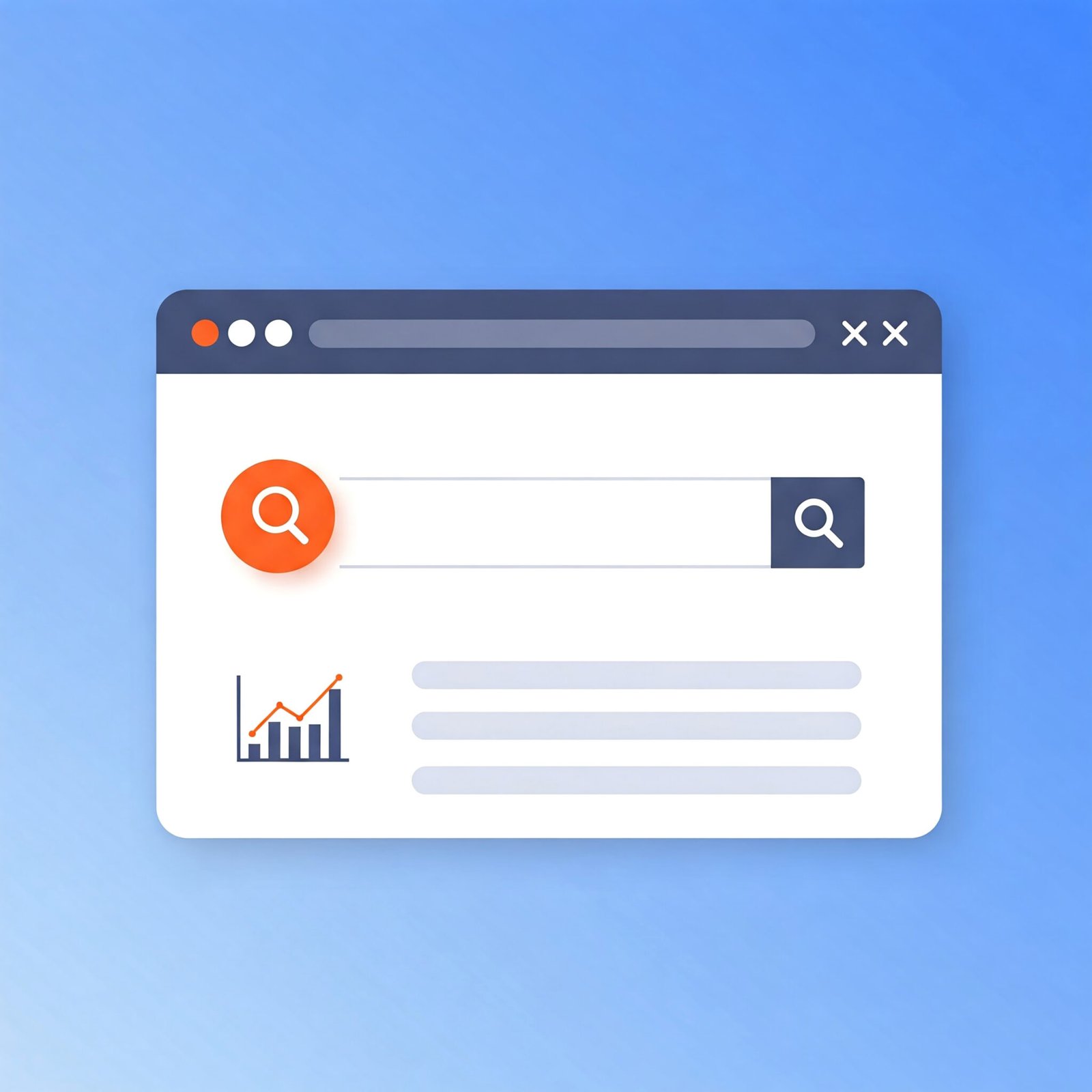 Search bar and results page, illustrating Google keyword analysis